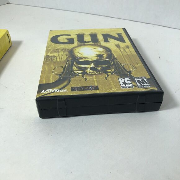 Gun PC Video Game CD-ROM Computer Neversoft Activision 2005 3 Discs Manual E1 - Picture 4 of 11